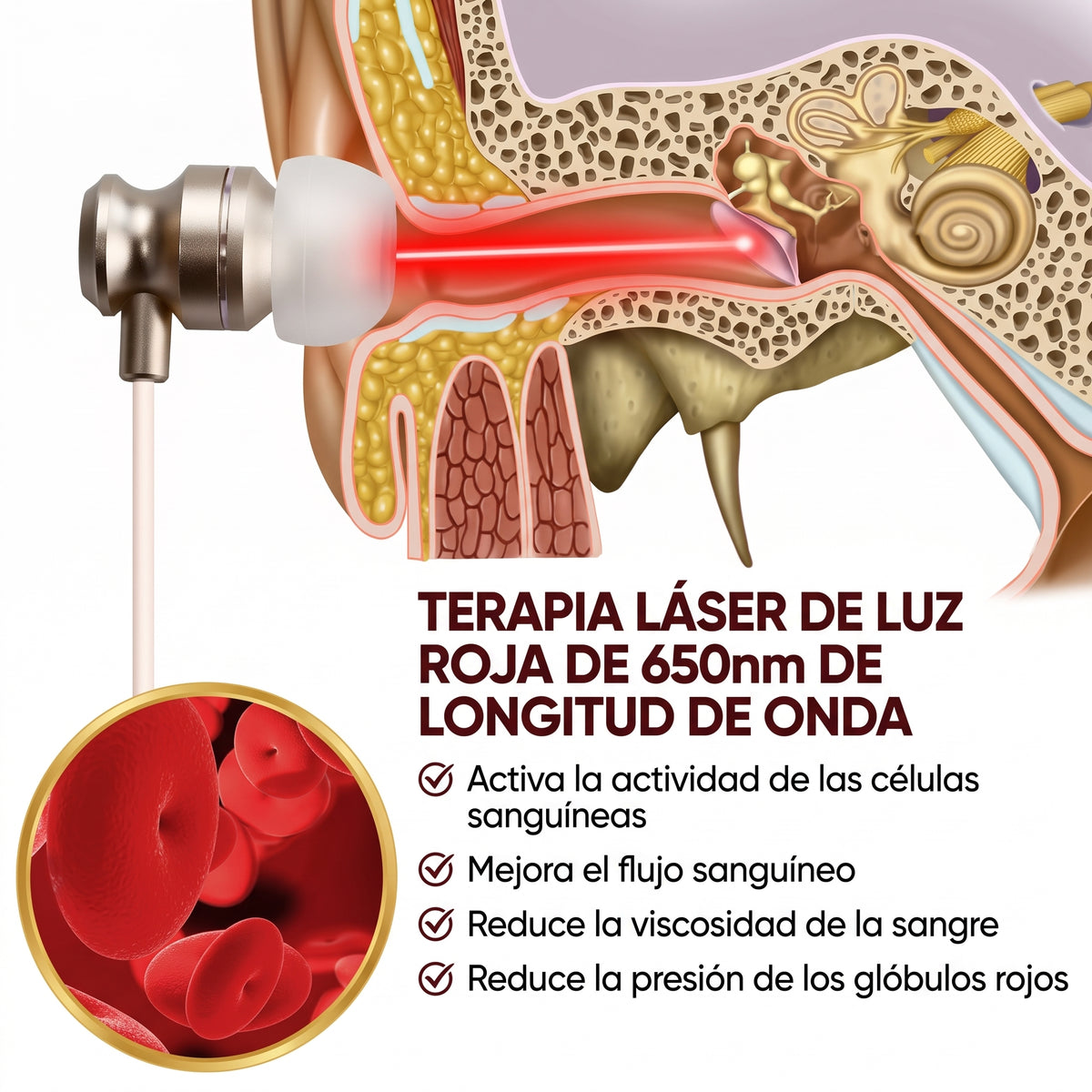 NuvanaCalm Pro™ — Terapia de Luz Roja